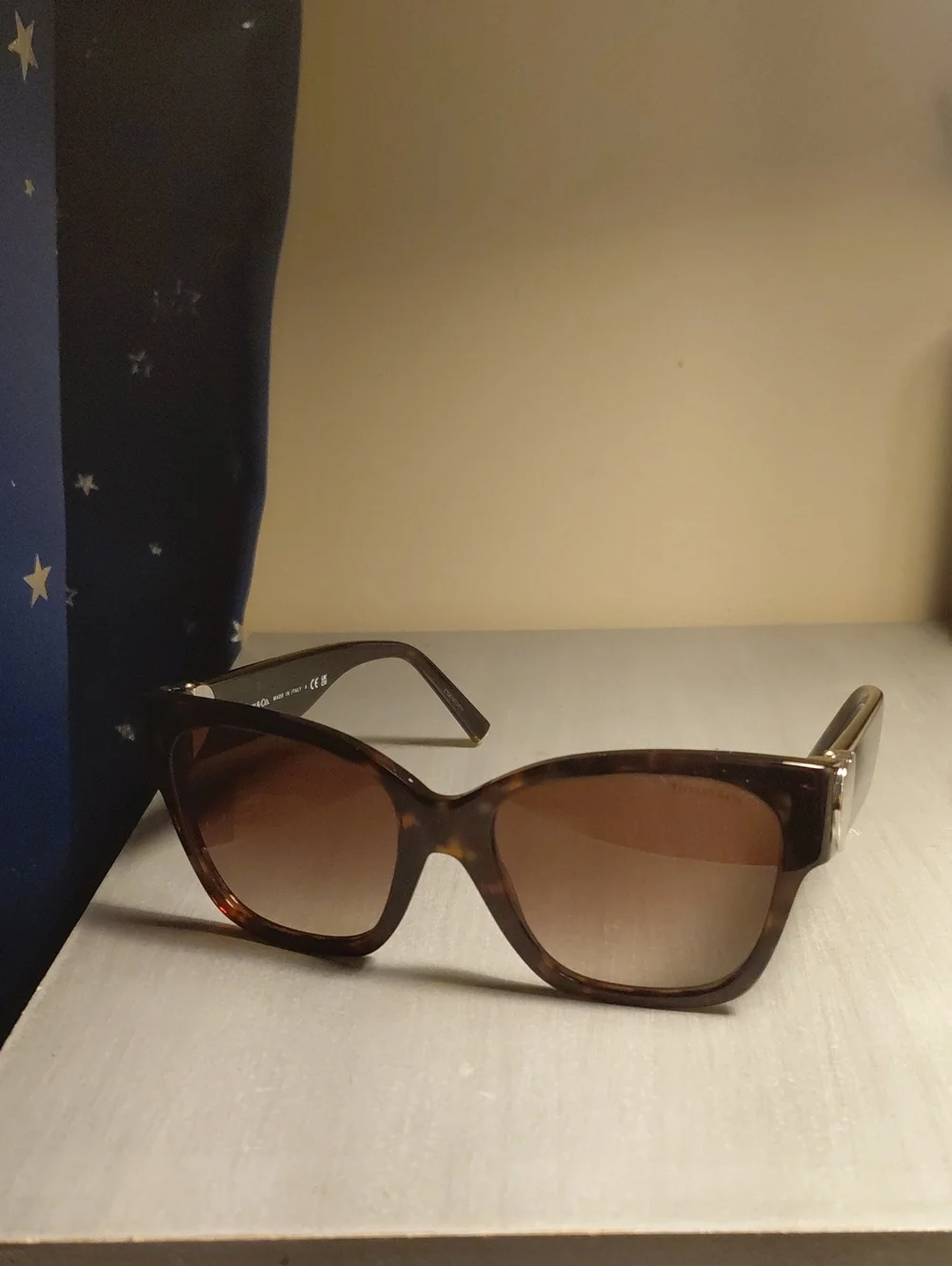 Tiffany Tortoiseshell Cat-Eye Women's Sunglasses - Brown Lenses
